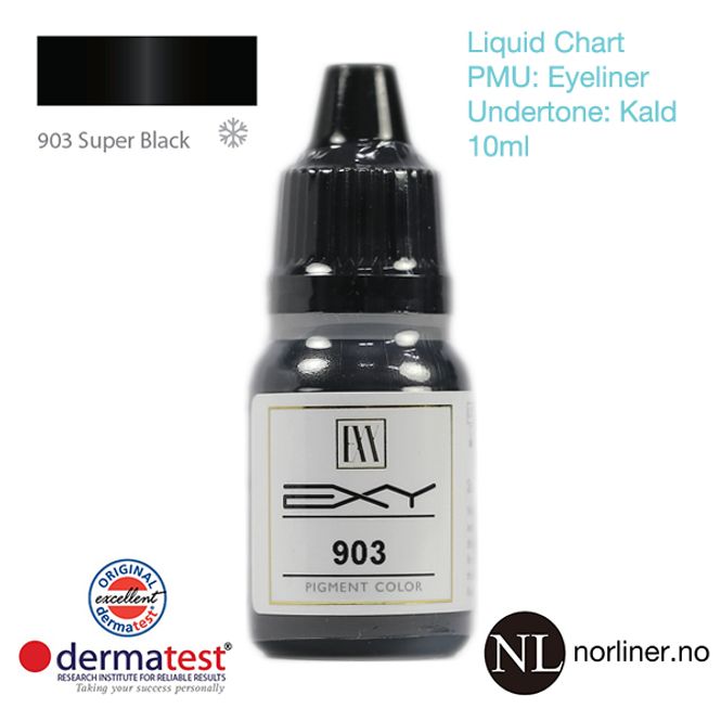 Hovedbilde MT-EXY #903 Super Black til PMU Eyeliner [Liquid ...