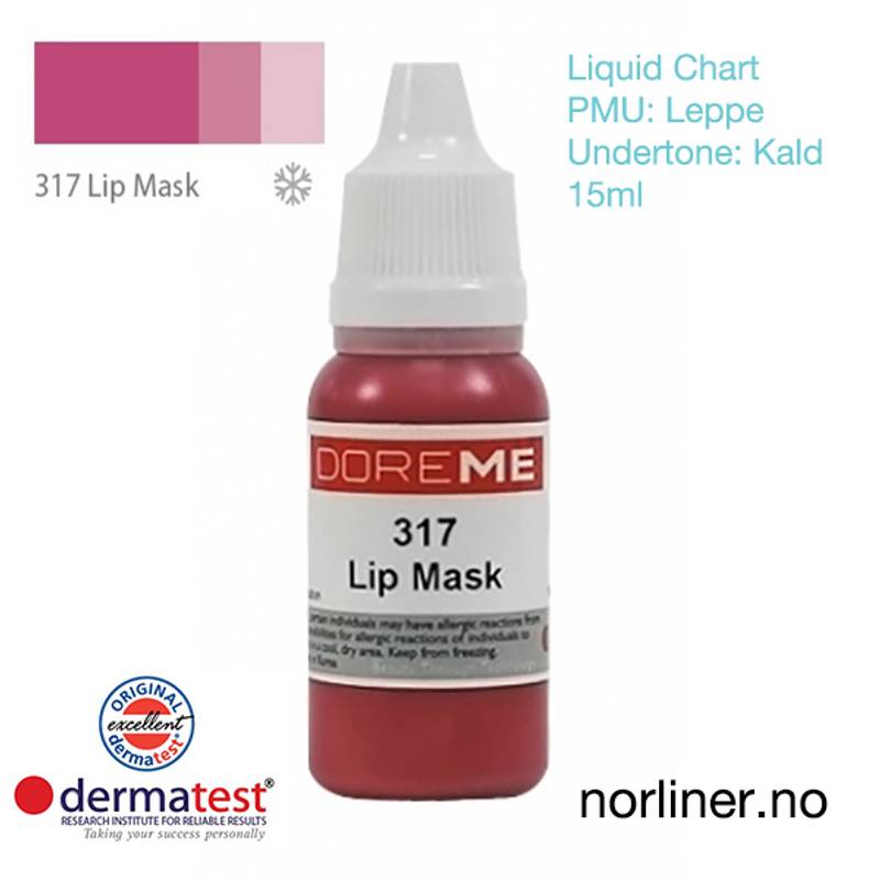 MT-DOREME #317 Lip Mask til PMU Leppe [Liquid Chart] 15ml