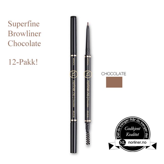 Hovedbilde NL-Superfine Browliner Chocolate 12-Pakk!