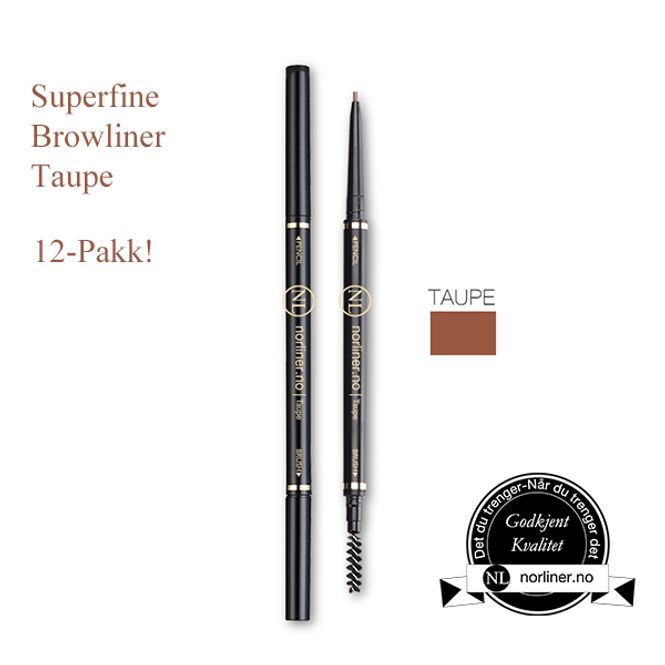 Hovedbilde NL-Superfine Browliner Taupe 12-Pakk!
