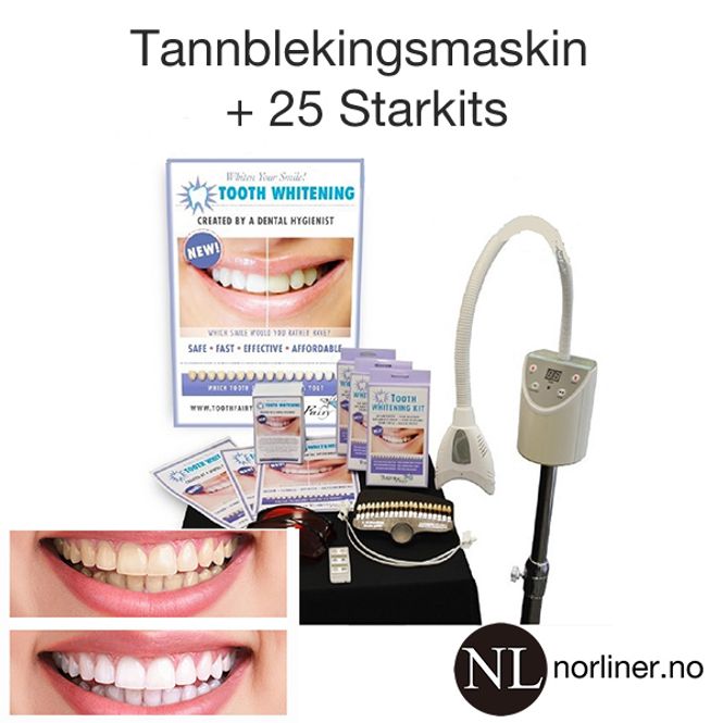 Hovedbilde TF-TannblekingsMASKIN + 25 startKITs +mm