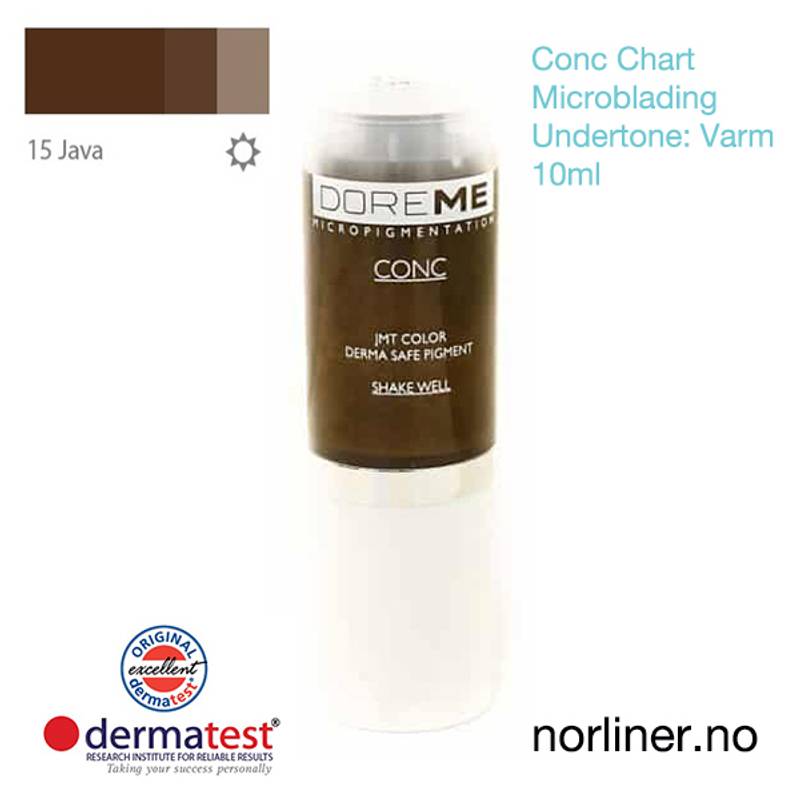 Hovedbilde MT-DOREME #15 Java til Microblading [Conc Chart] 10ml
